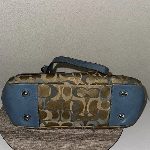 Coach Canvas & Leather Blue - Picture 5 of 5